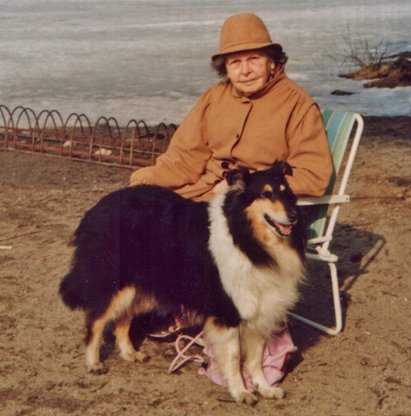 Samantha with grandmother