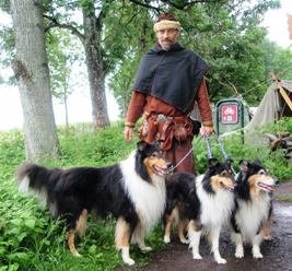The Viking Chief with from left TengelMan, Wild Villemo, Little Heike-mother